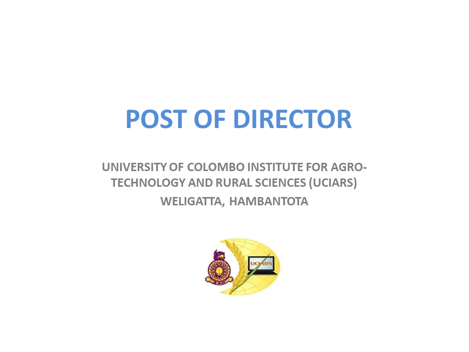 POST OF DIRECTOR