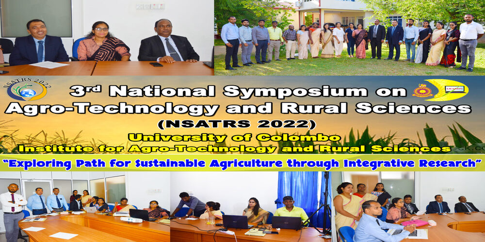 3rd National Symposium on Agro-Technology and Rural Sciences NSATRS 2022 Virtual Symposium