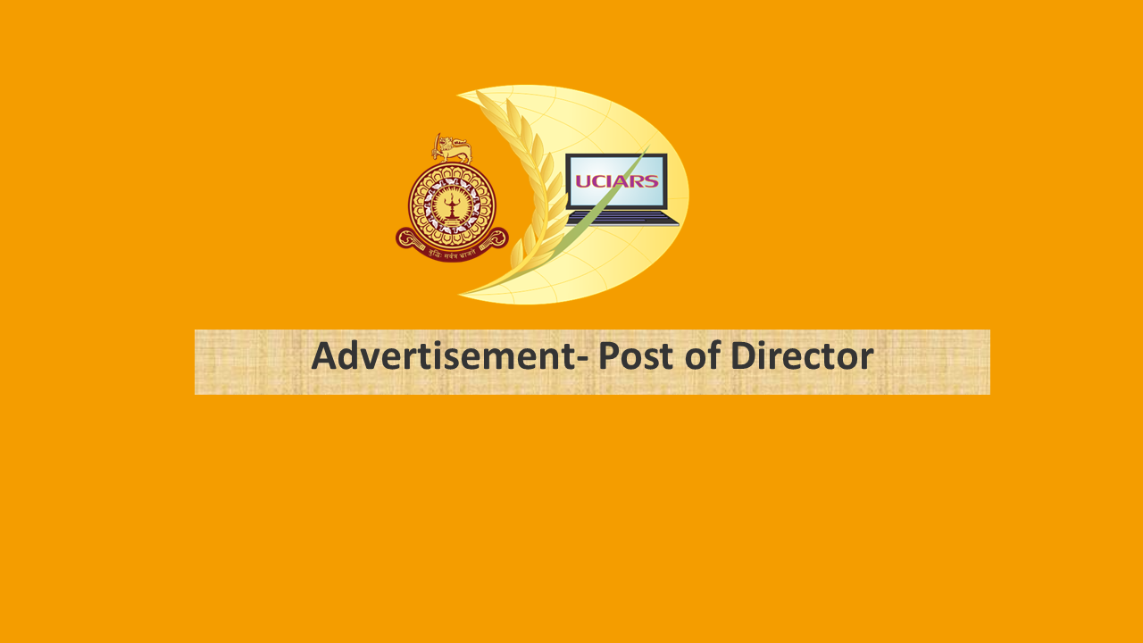 Advertisement- Post of Director